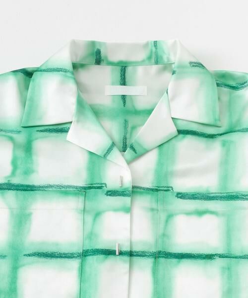 SENSE OF PLACE by URBAN RESEARCH / センスオブプレイス バイ アーバンリサーチ シャツ・ブラウス | サテンオープンカラークロップドシャツ | 詳細7