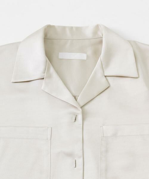 SENSE OF PLACE by URBAN RESEARCH / センスオブプレイス バイ アーバンリサーチ シャツ・ブラウス | サテンオープンカラークロップドシャツ | 詳細29