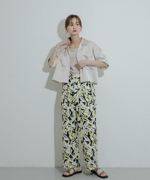 SENSE OF PLACE by URBAN RESEARCH / センスオブプレイス バイ アーバンリサーチ シャツ・ブラウス | サテンオープンカラークロップドシャツ | 詳細20