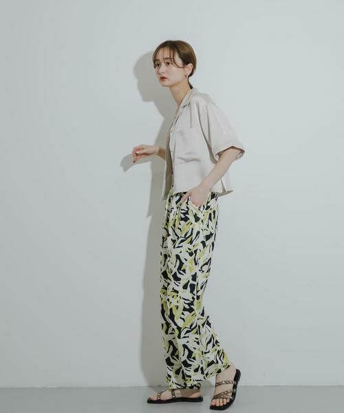 SENSE OF PLACE by URBAN RESEARCH / センスオブプレイス バイ アーバンリサーチ シャツ・ブラウス | サテンオープンカラークロップドシャツ | 詳細21