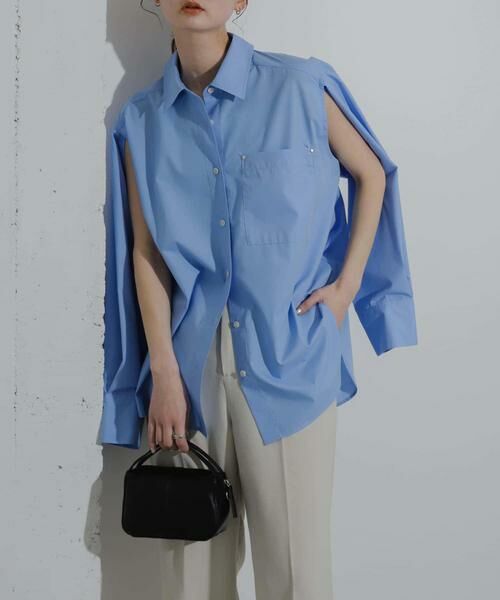 SENSE OF PLACE by URBAN RESEARCH / センスオブプレイス バイ アーバンリサーチ シャツ・ブラウス | アームスリットオーバーシャツ | 詳細5