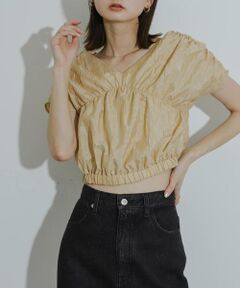 SENSE OF PLACE by URBAN RESEARCH / センスオブプレイス バイ アーバンリサーチ シャツ・ブラウス | クロップドギャザーブラウス