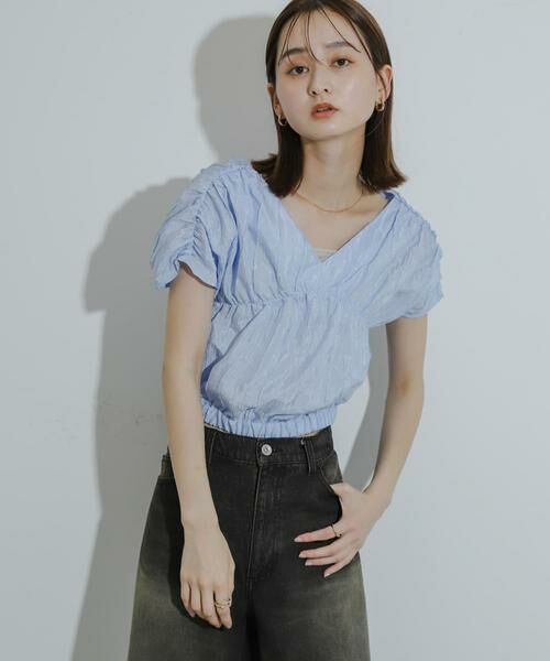 SENSE OF PLACE by URBAN RESEARCH / センスオブプレイス バイ アーバンリサーチ シャツ・ブラウス | クロップドギャザーブラウス | 詳細3