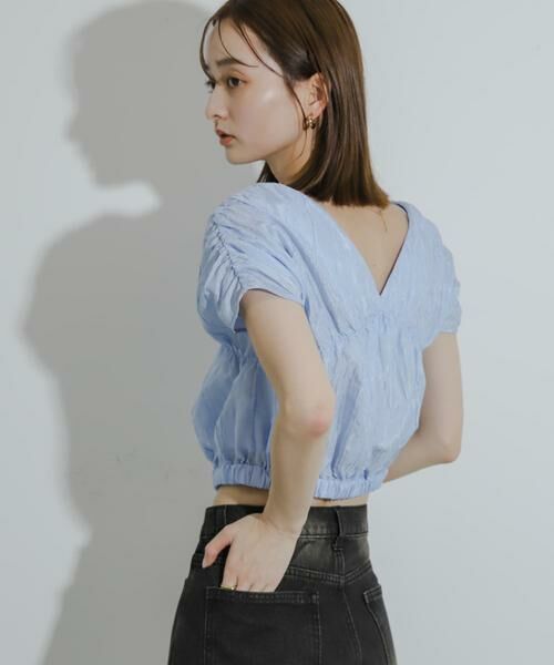 SENSE OF PLACE by URBAN RESEARCH / センスオブプレイス バイ アーバンリサーチ シャツ・ブラウス | クロップドギャザーブラウス | 詳細4
