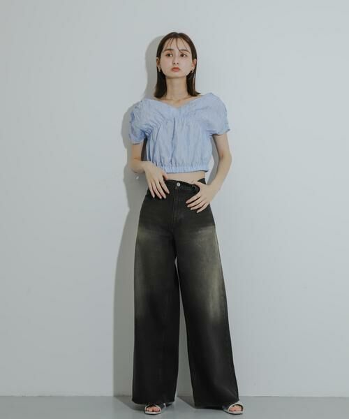 SENSE OF PLACE by URBAN RESEARCH / センスオブプレイス バイ アーバンリサーチ シャツ・ブラウス | クロップドギャザーブラウス | 詳細5