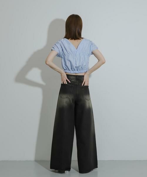 SENSE OF PLACE by URBAN RESEARCH / センスオブプレイス バイ アーバンリサーチ シャツ・ブラウス | クロップドギャザーブラウス | 詳細7