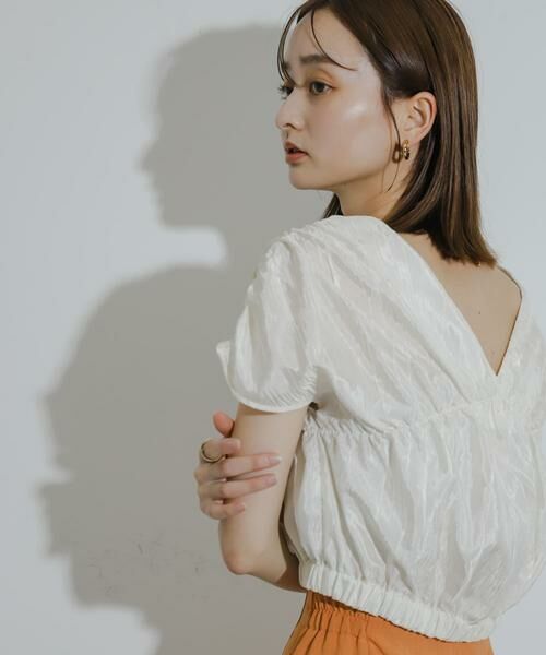 SENSE OF PLACE by URBAN RESEARCH / センスオブプレイス バイ アーバンリサーチ シャツ・ブラウス | クロップドギャザーブラウス | 詳細12