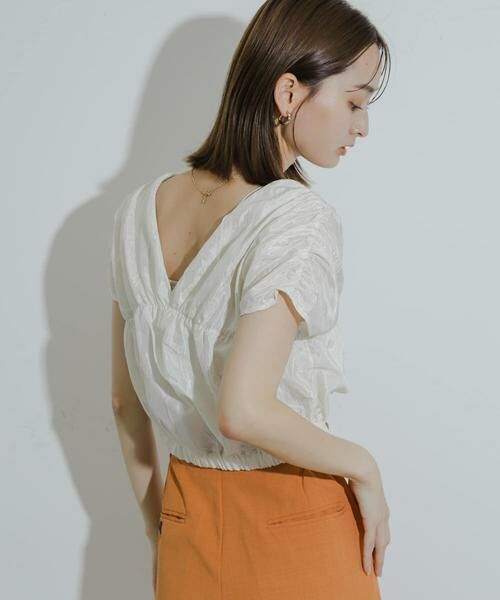 SENSE OF PLACE by URBAN RESEARCH / センスオブプレイス バイ アーバンリサーチ シャツ・ブラウス | クロップドギャザーブラウス | 詳細15