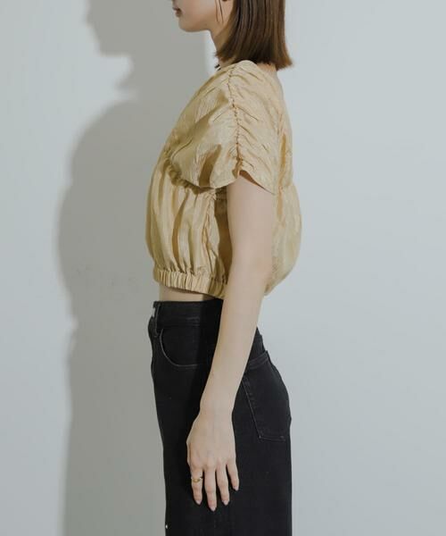 SENSE OF PLACE by URBAN RESEARCH / センスオブプレイス バイ アーバンリサーチ シャツ・ブラウス | クロップドギャザーブラウス | 詳細25