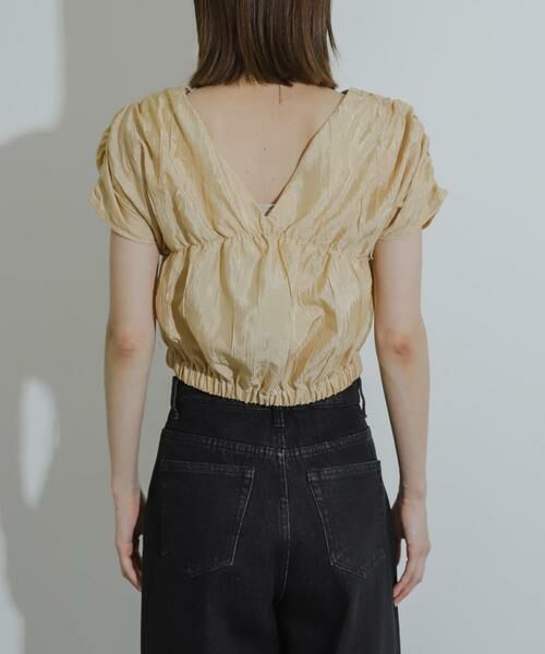SENSE OF PLACE by URBAN RESEARCH / センスオブプレイス バイ アーバンリサーチ シャツ・ブラウス | クロップドギャザーブラウス | 詳細26
