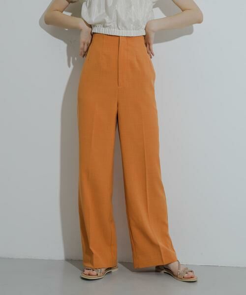 SENSE OF PLACE by URBAN RESEARCH / センスオブプレイス バイ アーバンリサーチ その他パンツ | 『5サイズ展開』『UR TECH DRYLUXE』リネンライクワイドパンツ | 詳細1