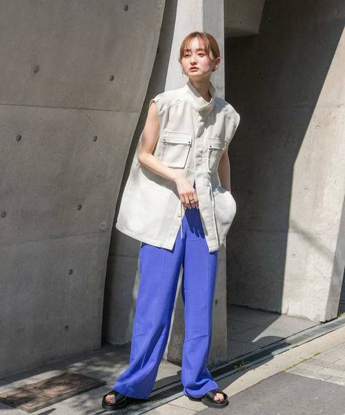 SENSE OF PLACE by URBAN RESEARCH / センスオブプレイス バイ アーバンリサーチ その他パンツ | 『5サイズ展開』『UR TECH DRYLUXE』リネンライクワイドパンツ | 詳細13