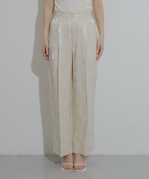 SENSE OF PLACE by URBAN RESEARCH / センスオブプレイス バイ アーバンリサーチ その他パンツ | ワンタックジャガードパンツ | 詳細24