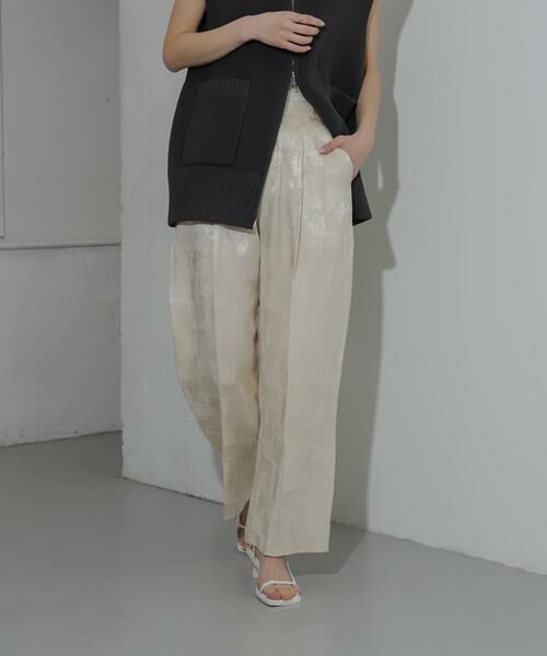 SENSE OF PLACE by URBAN RESEARCH / センスオブプレイス バイ アーバンリサーチ その他パンツ | ワンタックジャガードパンツ | 詳細19