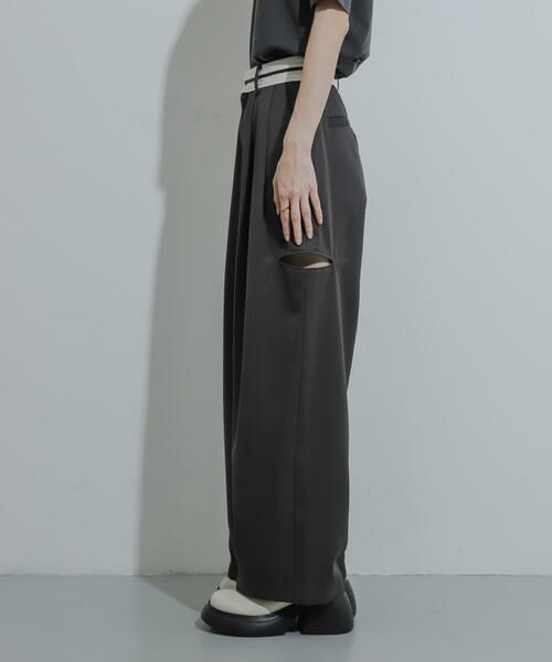 SENSE OF PLACE by URBAN RESEARCH / センスオブプレイス バイ アーバンリサーチ その他パンツ | マーベルトスリットパンツ | 詳細13