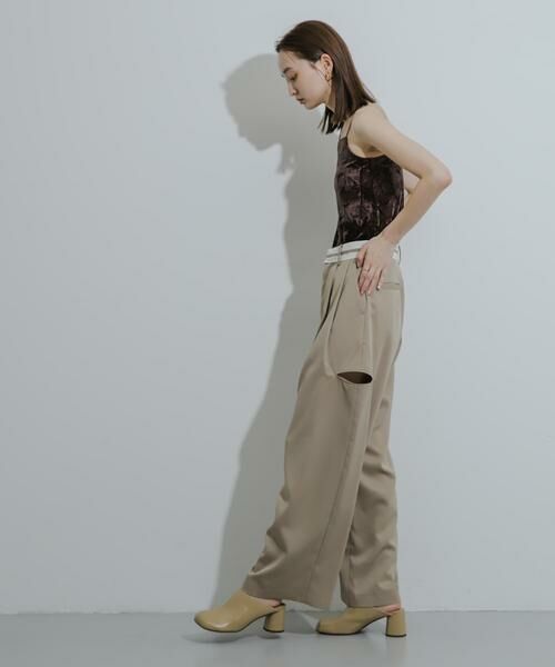 SENSE OF PLACE by URBAN RESEARCH / センスオブプレイス バイ アーバンリサーチ その他パンツ | マーベルトスリットパンツ | 詳細24