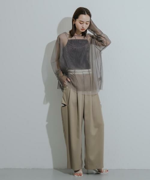 SENSE OF PLACE by URBAN RESEARCH / センスオブプレイス バイ アーバンリサーチ その他パンツ | マーベルトスリットパンツ | 詳細27