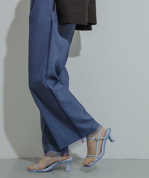 SENSE OF PLACE by URBAN RESEARCH / センスオブプレイス バイ アーバンリサーチ その他パンツ | チュールストレートパンツ | 詳細4
