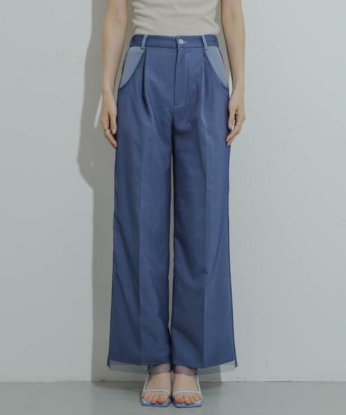 SENSE OF PLACE by URBAN RESEARCH / センスオブプレイス バイ アーバンリサーチ その他パンツ | チュールストレートパンツ | 詳細8