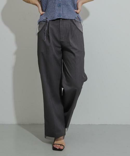 SENSE OF PLACE by URBAN RESEARCH / センスオブプレイス バイ アーバンリサーチ その他パンツ | チュールストレートパンツ | 詳細19