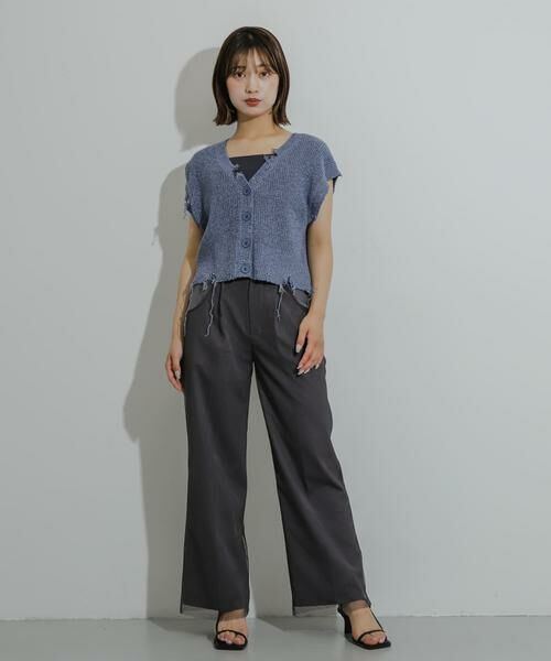 SENSE OF PLACE by URBAN RESEARCH / センスオブプレイス バイ アーバンリサーチ その他パンツ | チュールストレートパンツ | 詳細20