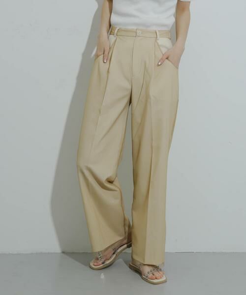 SENSE OF PLACE by URBAN RESEARCH / センスオブプレイス バイ アーバンリサーチ その他パンツ | チュールストレートパンツ | 詳細24