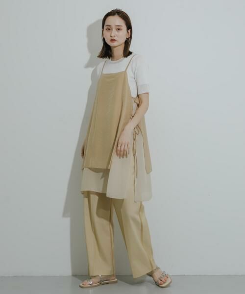 SENSE OF PLACE by URBAN RESEARCH / センスオブプレイス バイ アーバンリサーチ その他パンツ | チュールストレートパンツ | 詳細27