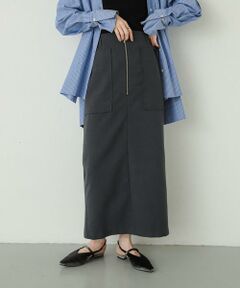 SENSE OF PLACE by URBAN RESEARCH / センスオブプレイス バイ アーバンリサーチ スカート | アウトポケットジップスカート