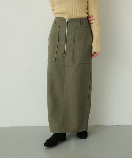 SENSE OF PLACE by URBAN RESEARCH / センスオブプレイス バイ アーバンリサーチ スカート | アウトポケットジップスカート | 詳細1