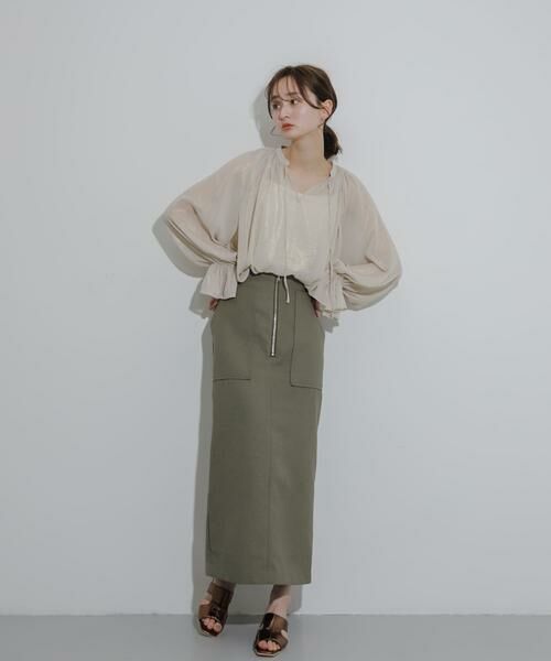 SENSE OF PLACE by URBAN RESEARCH / センスオブプレイス バイ アーバンリサーチ スカート | アウトポケットジップスカート | 詳細12