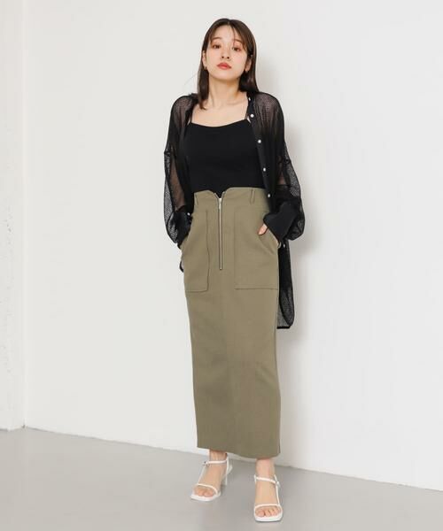 SENSE OF PLACE by URBAN RESEARCH / センスオブプレイス バイ アーバンリサーチ スカート | アウトポケットジップスカート | 詳細18