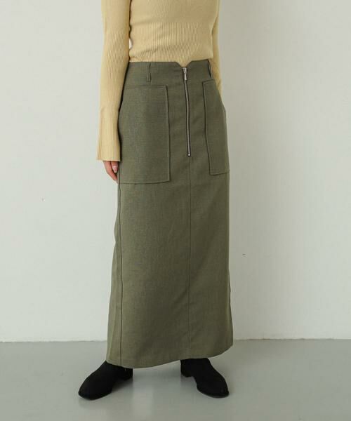 SENSE OF PLACE by URBAN RESEARCH / センスオブプレイス バイ アーバンリサーチ スカート | アウトポケットジップスカート | 詳細2