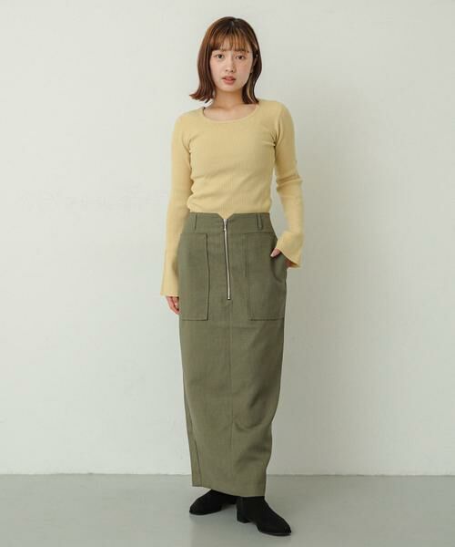 SENSE OF PLACE by URBAN RESEARCH / センスオブプレイス バイ アーバンリサーチ スカート | アウトポケットジップスカート | 詳細5