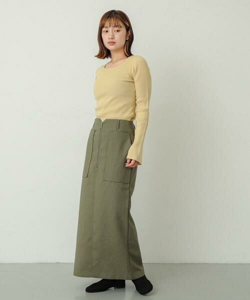 SENSE OF PLACE by URBAN RESEARCH / センスオブプレイス バイ アーバンリサーチ スカート | アウトポケットジップスカート | 詳細6
