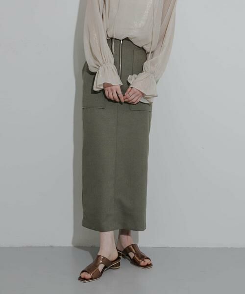 SENSE OF PLACE by URBAN RESEARCH / センスオブプレイス バイ アーバンリサーチ スカート | アウトポケットジップスカート | 詳細7