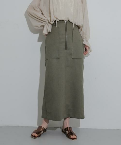 SENSE OF PLACE by URBAN RESEARCH / センスオブプレイス バイ アーバンリサーチ スカート | アウトポケットジップスカート | 詳細9