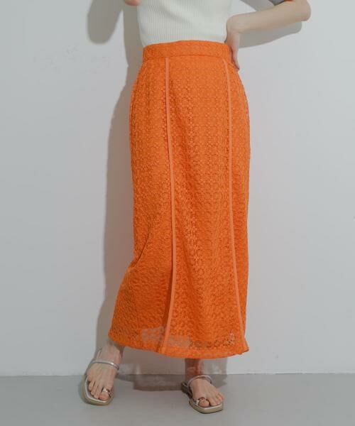 SENSE OF PLACE by URBAN RESEARCH / センスオブプレイス バイ アーバンリサーチ スカート | パイピングレーススカート | 詳細1