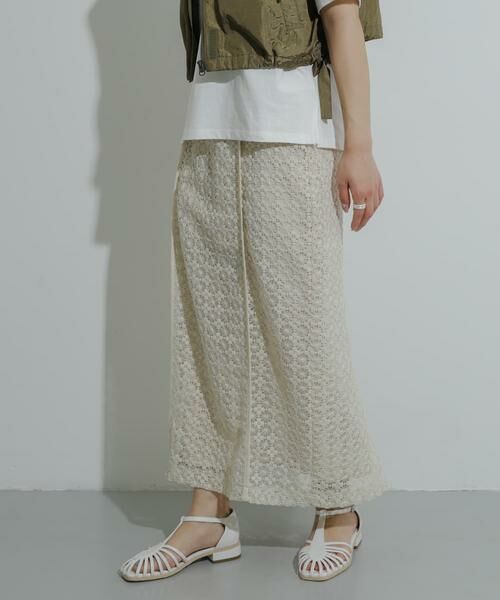 SENSE OF PLACE by URBAN RESEARCH / センスオブプレイス バイ アーバンリサーチ スカート | パイピングレーススカート | 詳細22