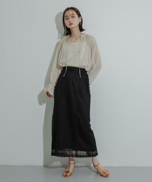 SENSE OF PLACE by URBAN RESEARCH / センスオブプレイス バイ アーバンリサーチ スカート | パイピングレーススカート | 詳細30