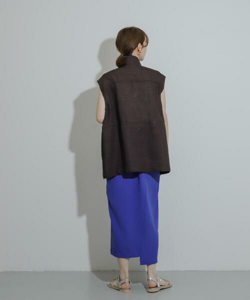 SENSE OF PLACE by URBAN RESEARCH / センスオブプレイス バイ アーバンリサーチ スカート | 『UR TECH DRYLUXE』リネンライクアシンメトリースカート | 詳細6