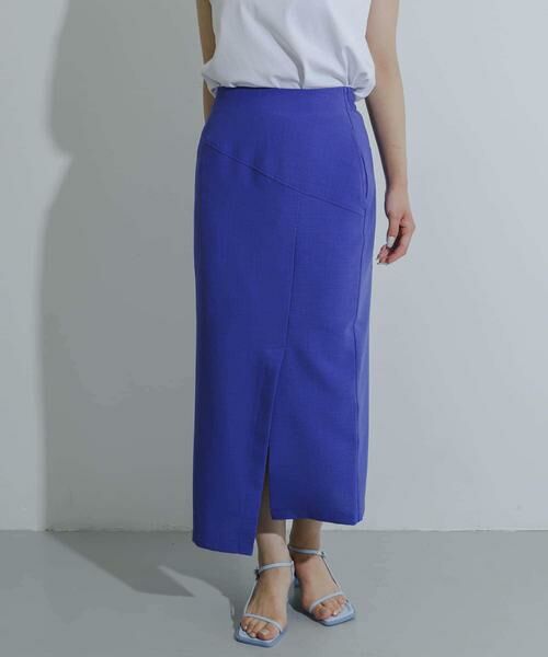 SENSE OF PLACE by URBAN RESEARCH / センスオブプレイス バイ アーバンリサーチ スカート | 『UR TECH DRYLUXE』リネンライクアシンメトリースカート | 詳細7