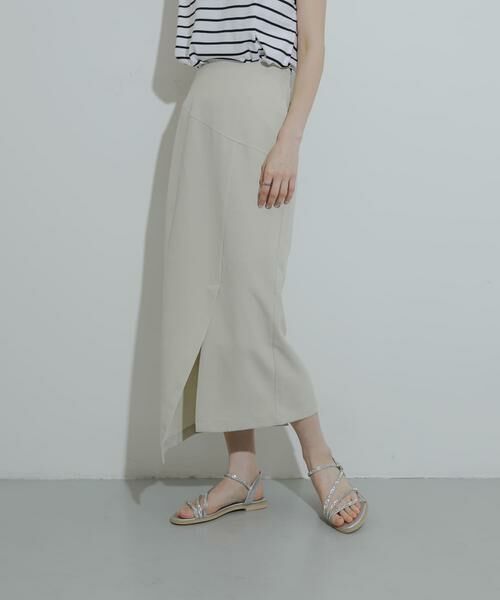 SENSE OF PLACE by URBAN RESEARCH / センスオブプレイス バイ アーバンリサーチ スカート | 『UR TECH DRYLUXE』リネンライクアシンメトリースカート | 詳細23