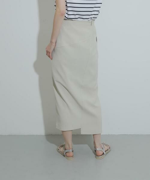 SENSE OF PLACE by URBAN RESEARCH / センスオブプレイス バイ アーバンリサーチ スカート | 『UR TECH DRYLUXE』リネンライクアシンメトリースカート | 詳細24