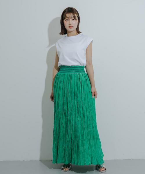 SENSE OF PLACE by URBAN RESEARCH / センスオブプレイス バイ アーバンリサーチ スカート | インドシャーリングワッシャースカート | 詳細8