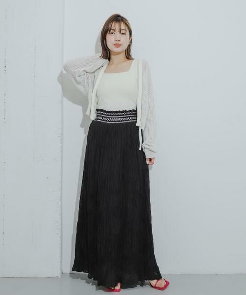 SENSE OF PLACE by URBAN RESEARCH / センスオブプレイス バイ アーバンリサーチ スカート | インドシャーリングワッシャースカート | 詳細20