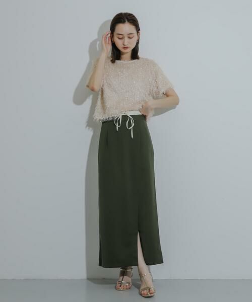 SENSE OF PLACE by URBAN RESEARCH / センスオブプレイス バイ アーバンリサーチ スカート | ドロストデザインタイトスカート | 詳細5