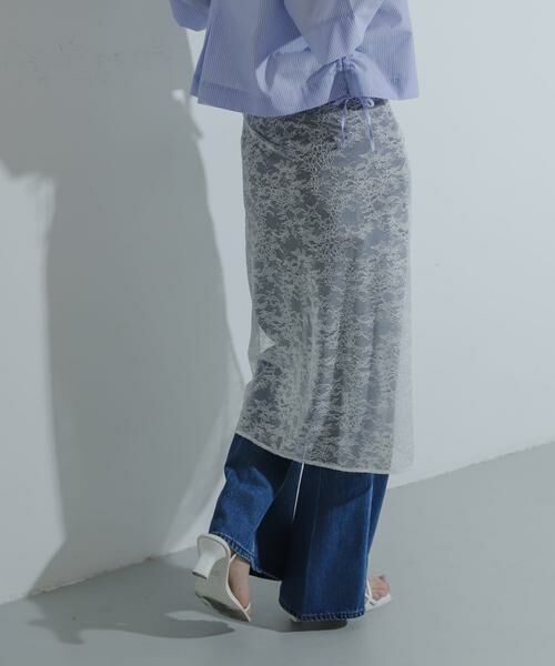 SENSE OF PLACE by URBAN RESEARCH / センスオブプレイス バイ アーバンリサーチ スカート | レイヤードレーススカート | 詳細4