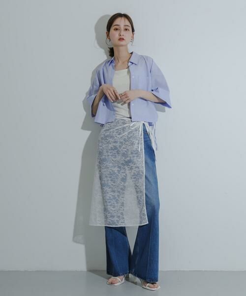 SENSE OF PLACE by URBAN RESEARCH / センスオブプレイス バイ アーバンリサーチ スカート | レイヤードレーススカート | 詳細6