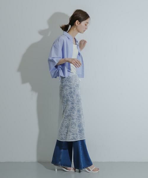 SENSE OF PLACE by URBAN RESEARCH / センスオブプレイス バイ アーバンリサーチ スカート | レイヤードレーススカート | 詳細8