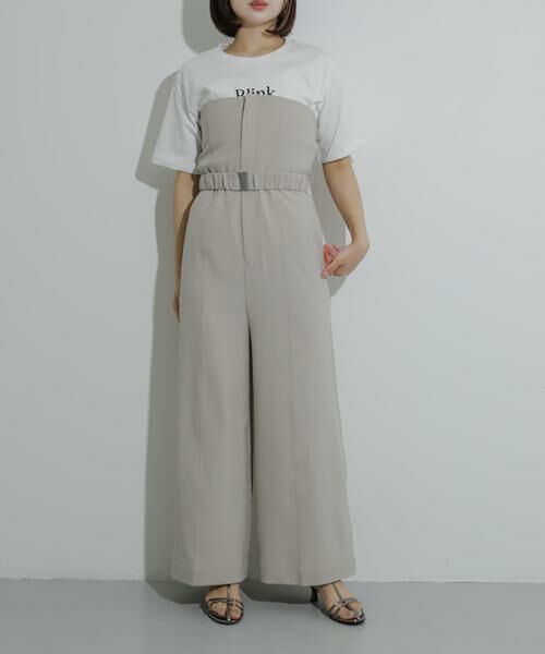 SENSE OF PLACE by URBAN RESEARCH / センスオブプレイス バイ アーバンリサーチ サロペット・オールインワン | ベルトツキベアパンツ | 詳細20